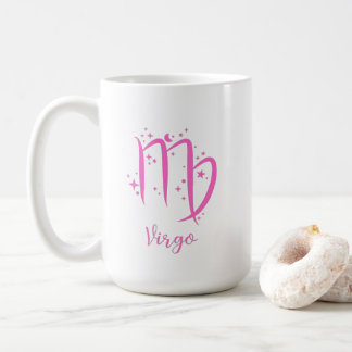 Virgo Pink Zodiac Kaffeetasse