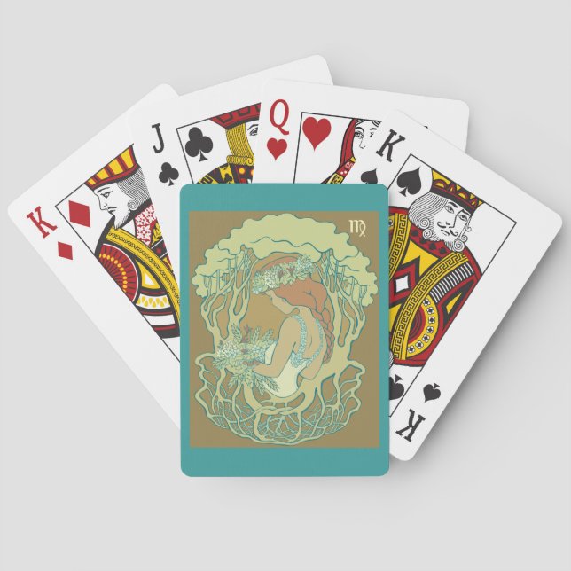 Virgo Playing Cards Spielkarten (Rückseite)