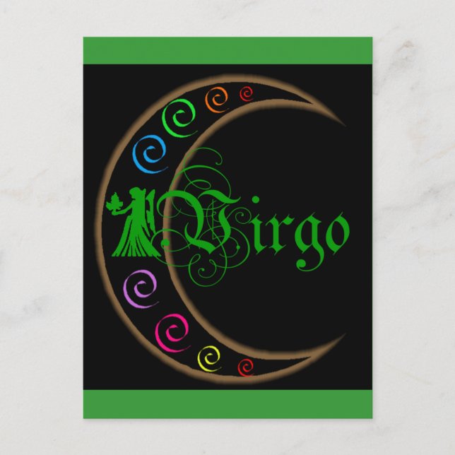 Virgo Postkarte (Vorderseite)