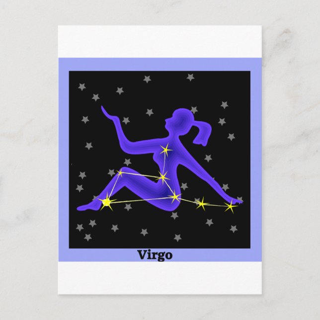 Virgo Postkarte (Vorderseite)