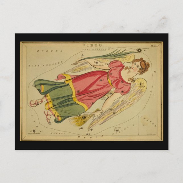 Virgo Postkarte (Vorderseite)