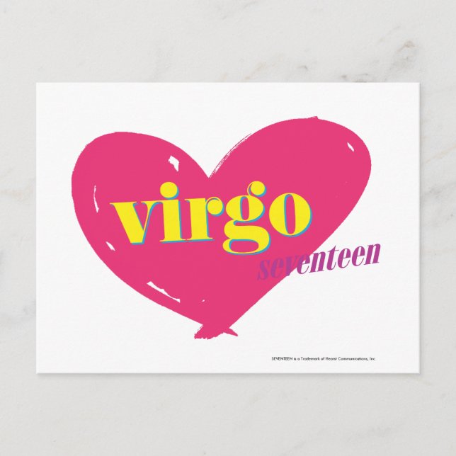 Virgo Postkarte (Vorderseite)
