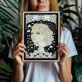 Virgo Precise and Elegante - Zodiac Poster