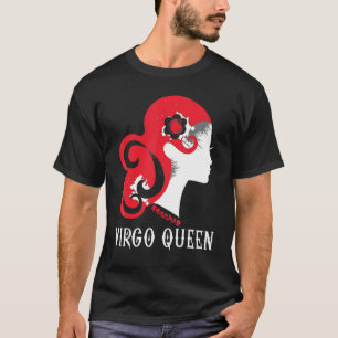 Virgo Queen Zodiac Sign Astrologie Happy Birthday T-Shirt