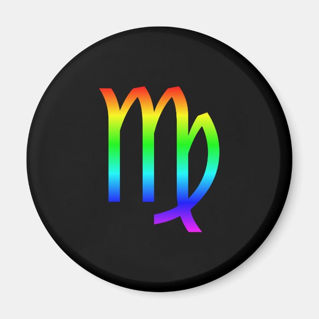 Virgo Rainbow Magnet (Vorne)