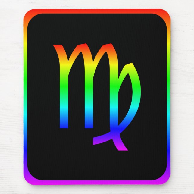 Virgo Rainbow Mousepad (Vorne)