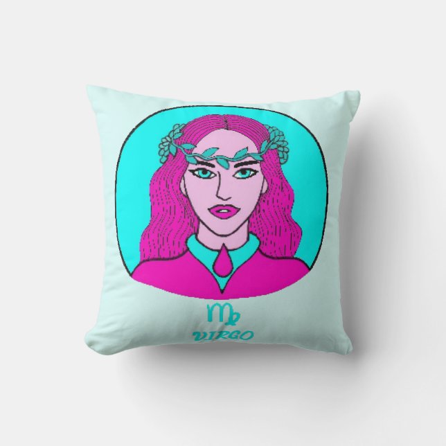 Virgo Reversible Throw Kissen (Vorderseite)