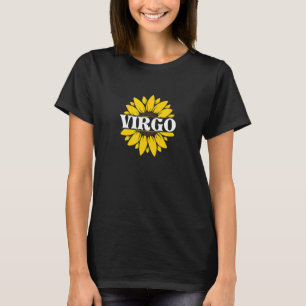 Virgo Season Zodiac Horoscope Sunflower Birthday m T-Shirt