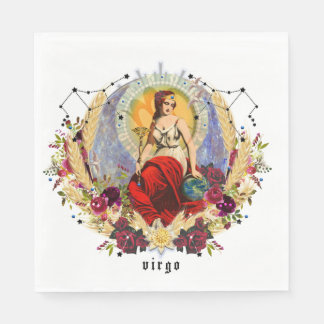 VIRGO September Birthday Zodiac Birthday Party Serviette
