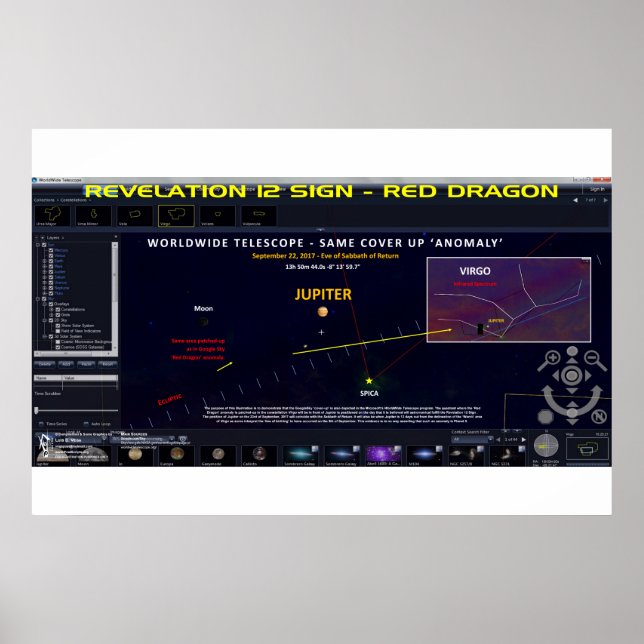 Virgo Sign - 666 Star Field 3 Poster (Vorne)