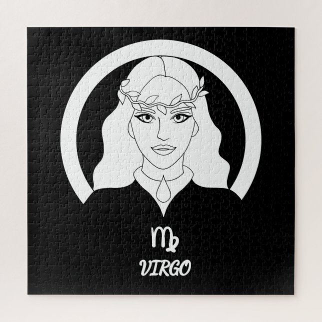 Virgo-Silhouette Puzzle (Vertikal)