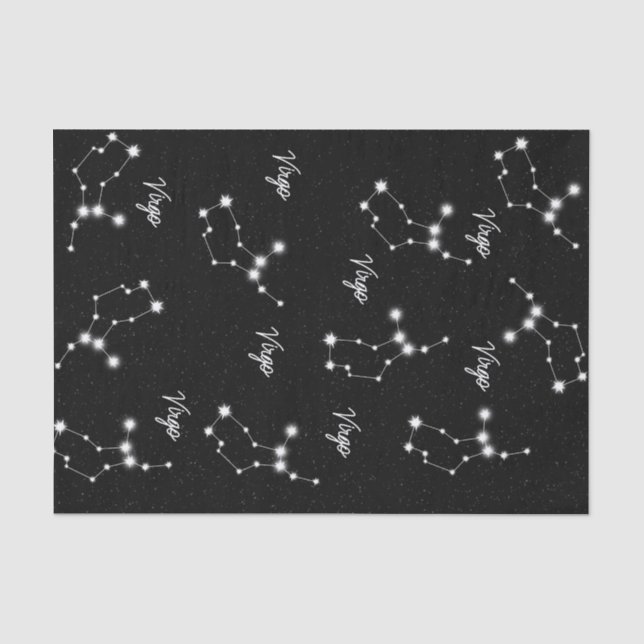 Virgo Star-Schildkrötenpapier Seidenpapier (Vorderseite)