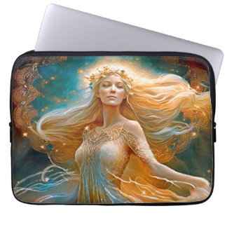 Virgo Star Sign Goddess, Celestie Being, Zodiac Laptopschutzhülle