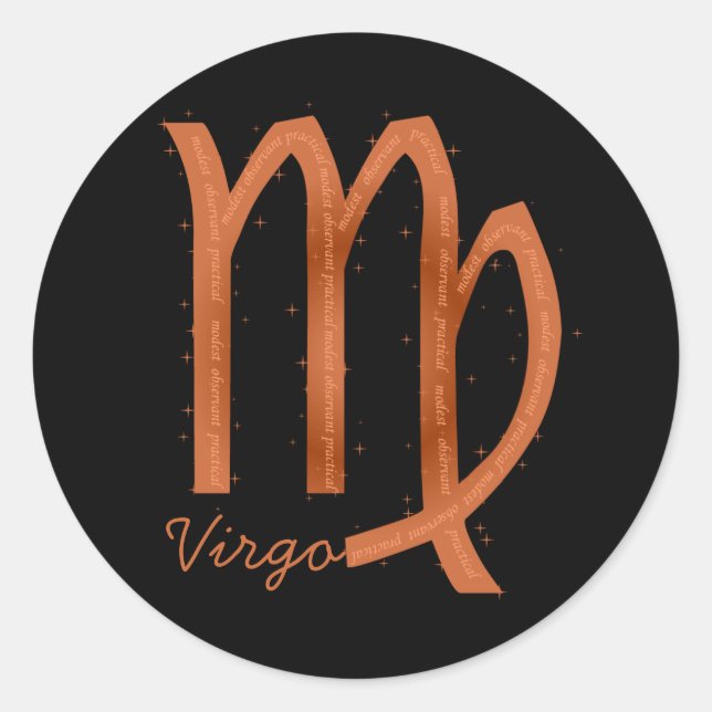 Virgo Sticker (Vorderseite)