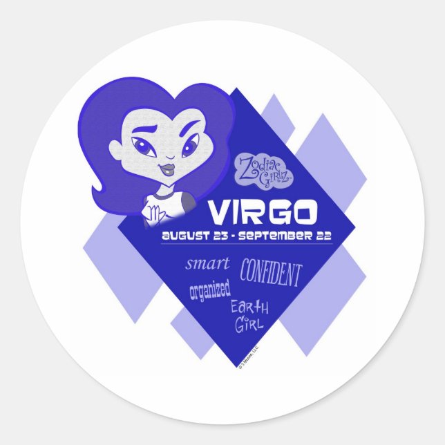 Virgo Stickers (Vorderseite)