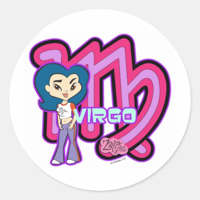 Virgo Stickers (Vorderseite)