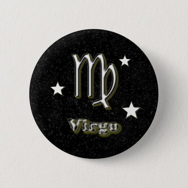 Virgo-Symbol Button (Vorderseite)