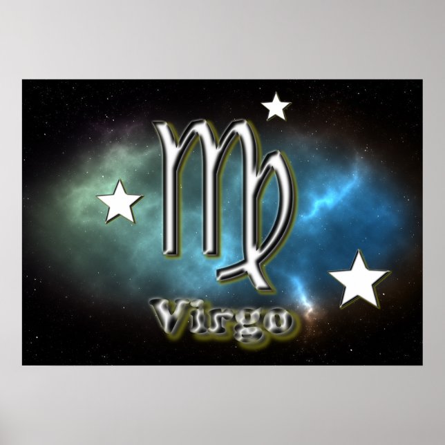Virgo-Symbol Poster (Vorne)