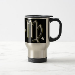 Virgo-Symbol Reisebecher