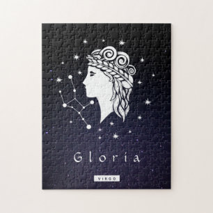 Virgo Symbol Zodiac Birthday Lunar Star Name Puzzle