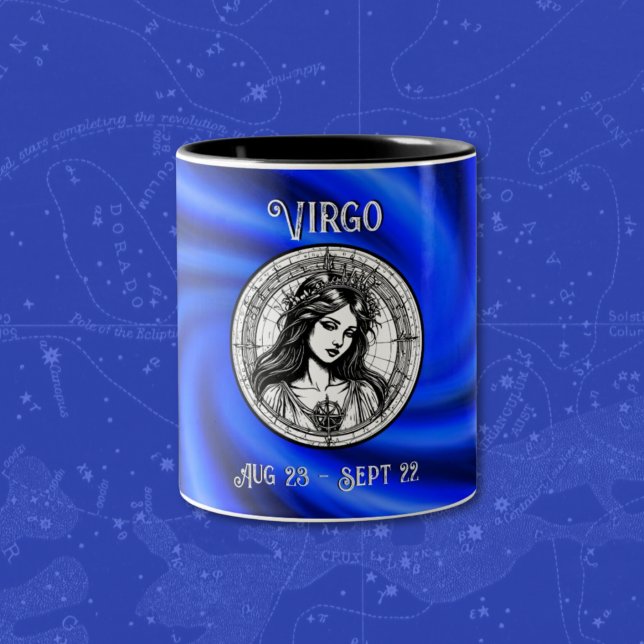 Virgo-Tasse Zweifarbige Tasse (Von Creator hochgeladen)