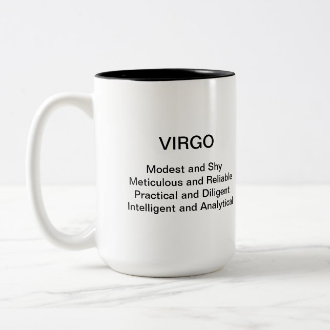 Virgo-Tasse Zweifarbige Tasse (Links)