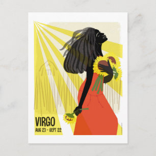 Virgo the Maiden Zodiac Postkarte