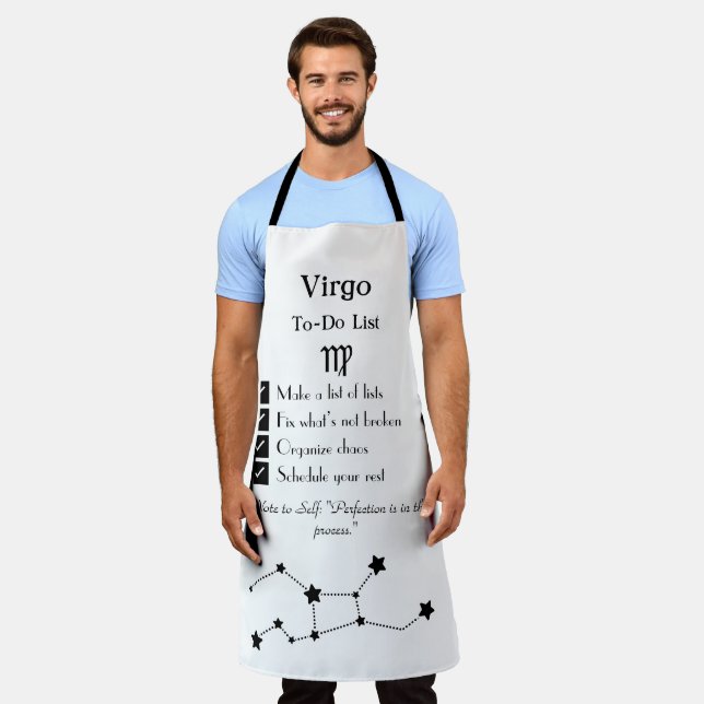 Virgo - To-Do-Liste Schürze (Getragen)