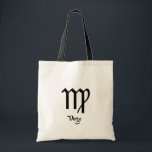 Virgo Tote Bag Tragetasche<br><div class="desc">Zodiac Virgo Tote Bag. August 23 bis 22. September.</div>