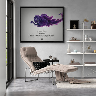 Virgo Vibes - Personalisiertes Zodiac-Zeichenposte Poster