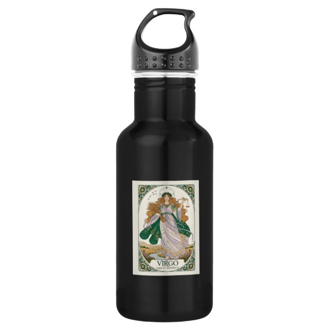 Virgo Water Bottle Edelstahlflasche (Vorderseite)