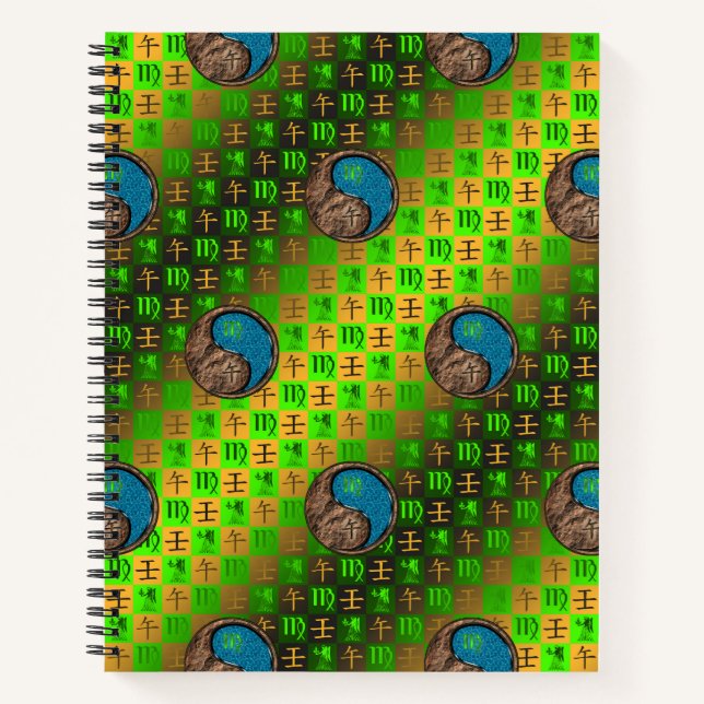 Virgo & Water Horse Notizbuch (Vorderseite)