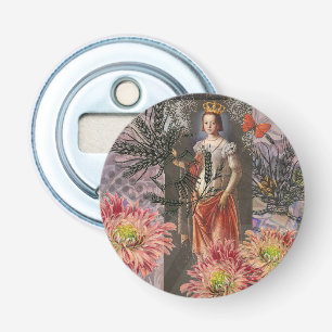 Virgo Woman Astrologie Whimsical Portrait Flaschenöffner