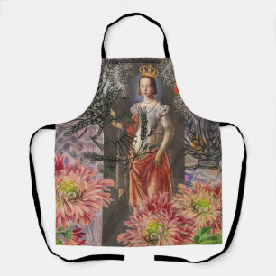 Virgo Woman Portrait Antique Colorful Rich Schürze