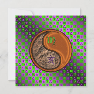 Virgo & Wood Boar Karte