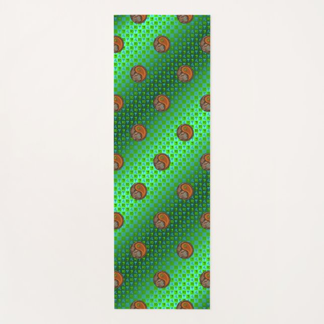 Virgo & Wood Dog Yogamatte (Vorderseite)