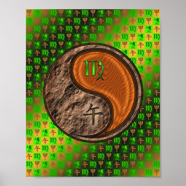 Virgo & Wood Horse Poster (Vorne)