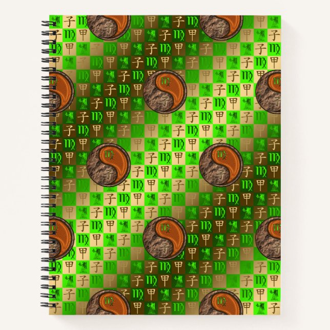 Virgo & Wood Rat Notizbuch (Vorderseite)