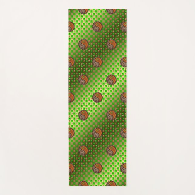 Virgo & Wood Rat Yogamatte (Vorderseite)