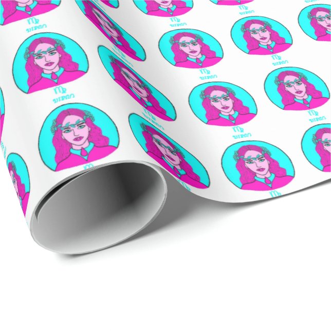Virgo Wrapping Paper Geschenkpapier (Rolleneckpunkt)