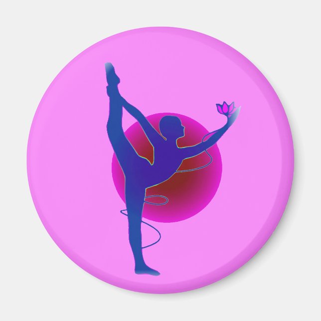 Virgo - Yoga-Magnete Magnet (Vorne)