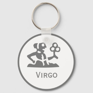 Virgo-Zeichen des Zodiac-Designs Schlüsselanhänger