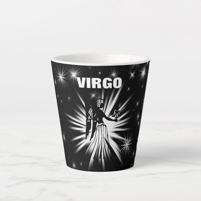 Virgo-Zeichen Milchtasse (Vorderseite)