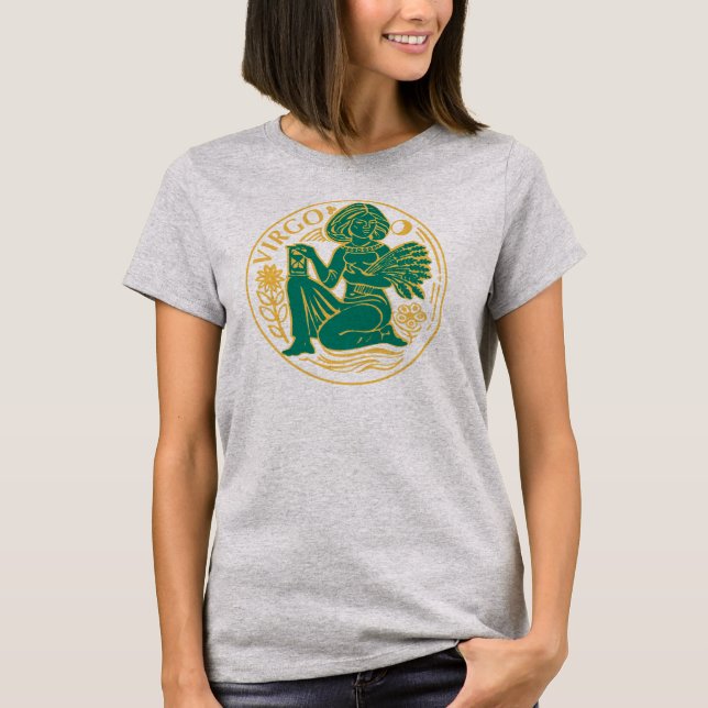 Virgo-Zeichen T-Shirt (Vorderseite)