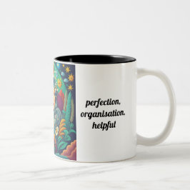Virgo - Zodiac Art Zweifarbige Tasse