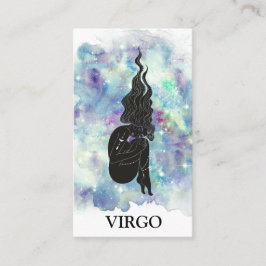 *~* VIRGO Zodiac Astrologie Lesungen Blau Aquamari Visitenkarte