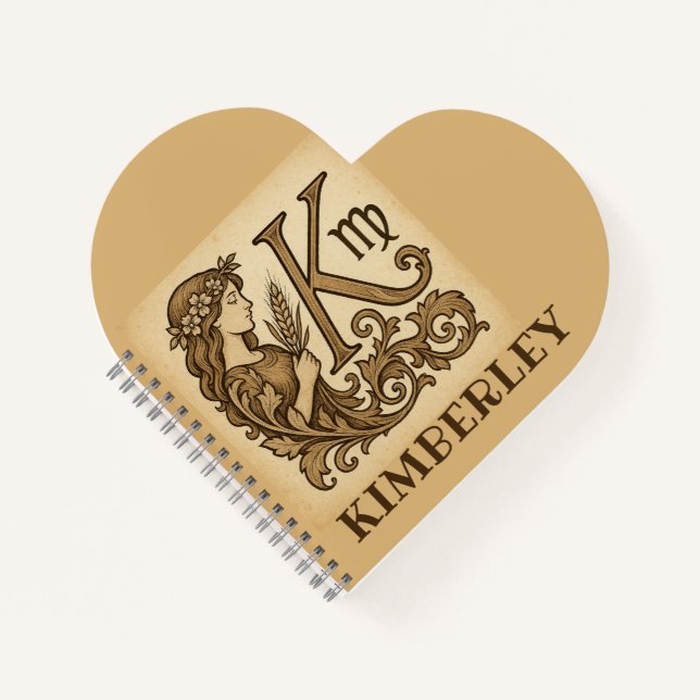 virgo Zodiac bag (K) Notizbuch (Vorderseite)