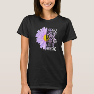 Virgo Zodiac Birthday Blume Daisy Aster Niedlich Q T-Shirt