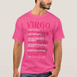 Virgo Zodiac Birthday Girls Men Sprichwort T-Shirt