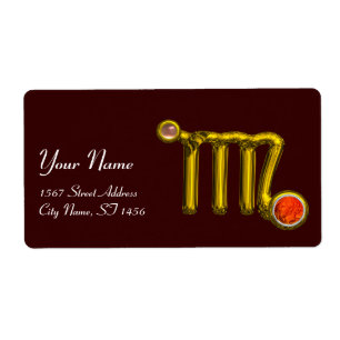 VIRGO ZODIAC BIRTHDAY JEWEL GRAY AGATE Gold